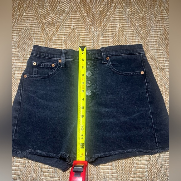 Gap Women's Black High Rise 4" Denim Shorts, Size 26 Regular - Picture 6 of 8